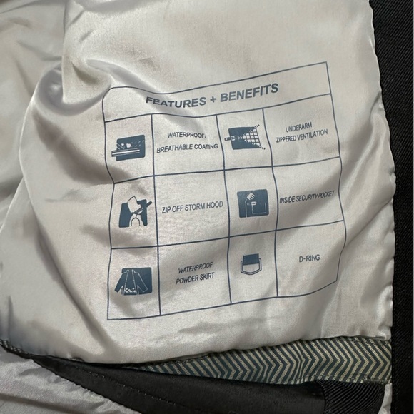 M3 Millennium Three Snowboard Ski Waterproof with Powder Skirt Coat Men’s XL - Picture 8 of 12